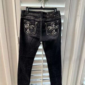 Women’s Miss Me Jeweled Black Jeans
